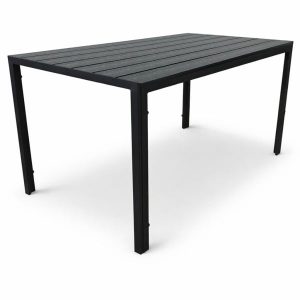 Stół ogrodowy na taras polywood Allen-ST 130×70 czarny 1000637 Stół ogrodowy na taras polywood Allen-ST 130×70 czarny 1000637
