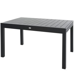 Stół ogrodowy rozkładany aluminiowy 135/270×90 cm Galipo szary 575990 Stół ogrodowy rozkładany aluminiowy 135/270×90 cm Galipo szary 575990