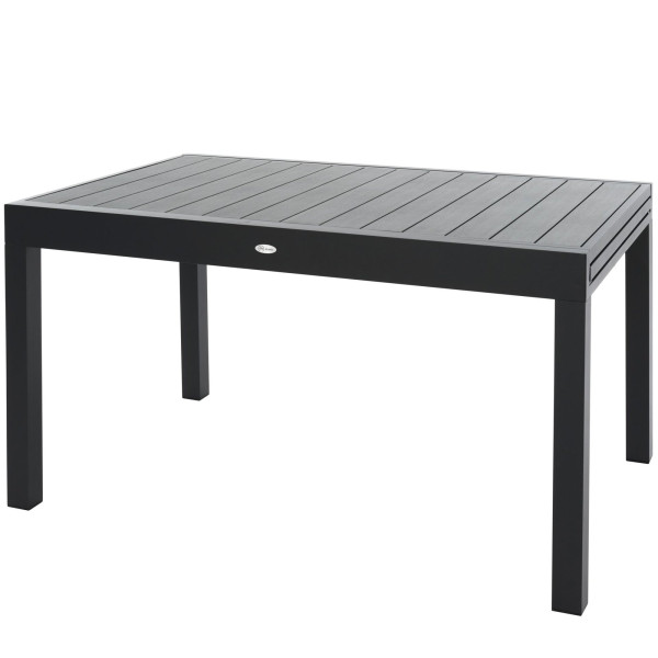 Stół ogrodowy rozkładany aluminiowy 135/270x90 cm Galipo szary 575990