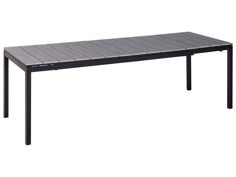 Stół ogrodowy rozkładany TOFANE 198/248 cm 90 cm Szary 727553