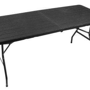 Stół ogrodowy składany czarny 180cm 567533 Stół ogrodowy składany czarny 180cm 567533