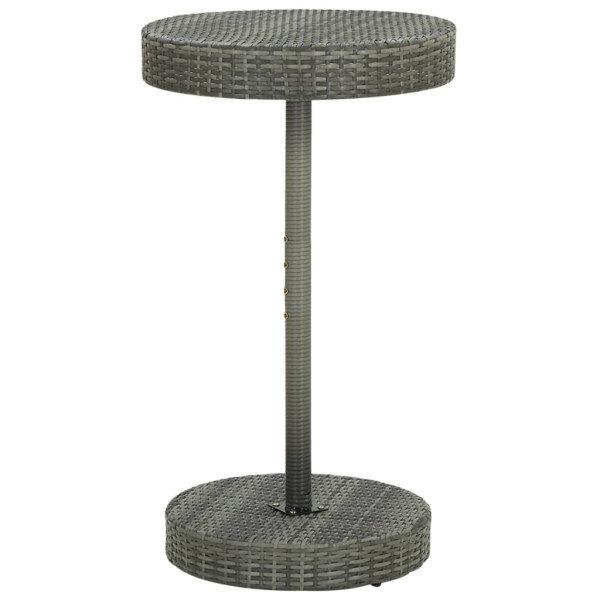 Stół ogrodowy Szary 60.5 x 106 cm Technorattan vidaXL 406706