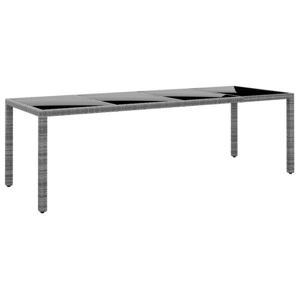 Stół ogrodowy Szary Technorattan vidaXL 259549