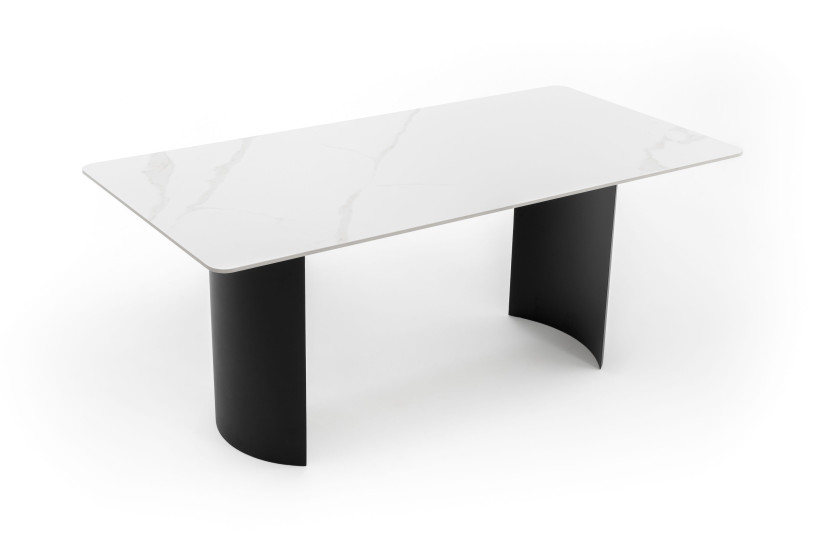 Stół ogrodowy tarasowy BELIZE LUX aluminiowy nowoczesny spiek biały 1005075