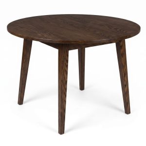 Stół okrągły 100 cm Mesa drewniany, kolor brązowy 1051142 Stół okrągły 100 cm Mesa drewniany, kolor brązowy 1051142