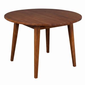 Stół okrągły 100 cm Mesa drewniany, kolor kasztan 1051143 Stół okrągły 100 cm Mesa drewniany, kolor kasztan 1051143