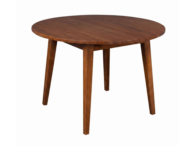 Stół okrągły 100 cm Mesa drewniany, kolor kasztan 1051143