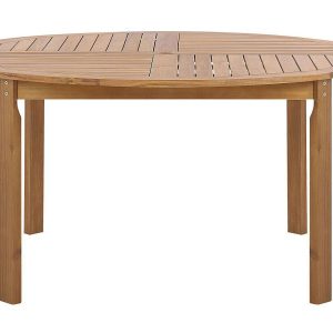 Stół okrągły 150 cm ogrodowy akacjowy 115363