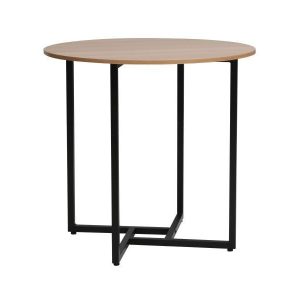 Stół okrągły ALTO II 80×80 dąb/czarny 840683 Stół okrągły ALTO II 80×80 dąb/czarny 840683