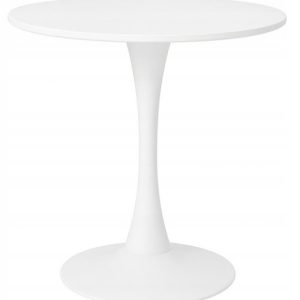 Stół Okrągły Biały Tulip Skandynawski 60x60x73cm Salon Jadalnia K026BB 756470