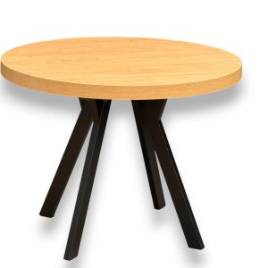 Stół Okrągły DĄB KAMIENNY 100/200cm| Podstawa Metal Y CZARNA 1029800 Stół Okrągły DĄB KAMIENNY 100/200cm| Podstawa Metal Y CZARNA 1029800