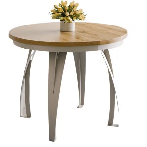 Stół okrągły do kaszmirowej kuchni LUGOS DĄB CRAFT 1005020 Stół okrągły do kaszmirowej kuchni LUGOS DĄB CRAFT 1005020