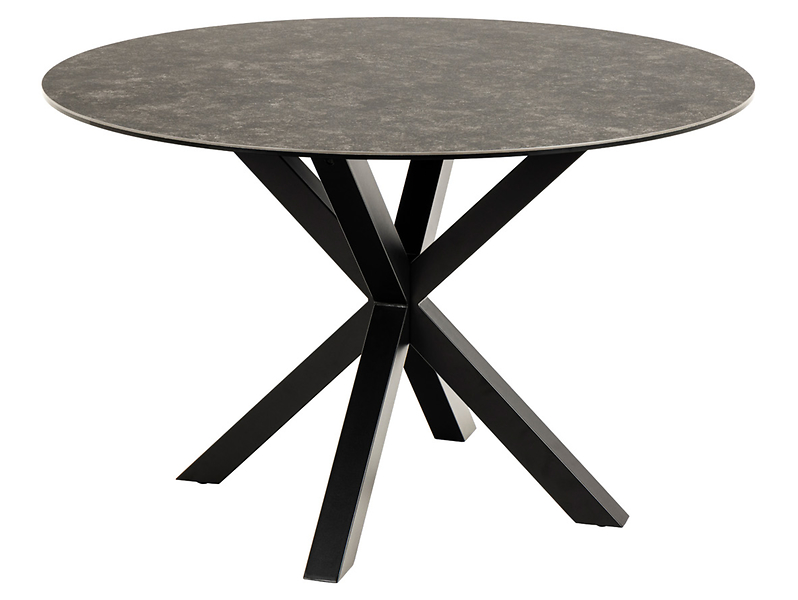 Stół okrągły Heaven 119 cm marmur czarny 49537