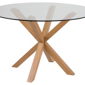 Stół okrągły Heaven 119 cm szklany 49444 Stół okrągły Heaven 119 cm szklany 49444