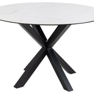 STÓŁ OKRĄGŁY Heaven 120cm biały Akranes DLA 4 OSÓB ceramika 271399 STÓŁ OKRĄGŁY Heaven 120cm biały Akranes DLA 4 OSÓB ceramika 271399