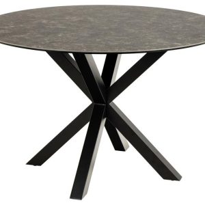STÓŁ OKRĄGŁY Heaven 120cm brązowy CERAMIKA I STAL 271396 STÓŁ OKRĄGŁY Heaven 120cm brązowy CERAMIKA I STAL 271396