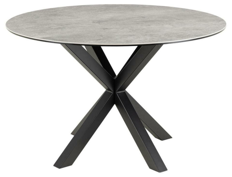 STÓŁ OKRĄGŁY Heaven 120cm szary Anista DLA 4 OSÓB 271398