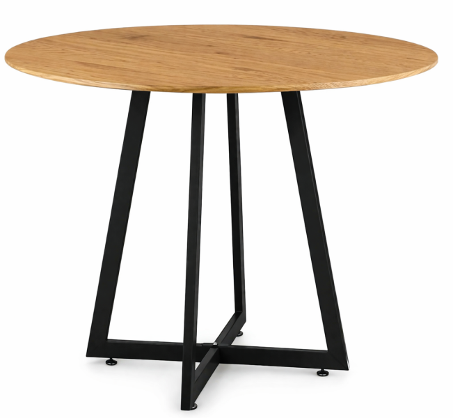 Stół Okrągły Obiadowy Skandynawski Loft 80x74cm Do Salonu Jadalni K041 1018724