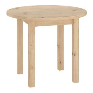 Stół okrągły Ramen 90 cm dąb artisan 1034419 Stół okrągły Ramen 90 cm dąb artisan 1034419