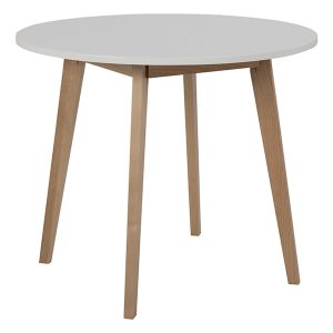 Stół okrągły Raven 90 cm biały 49470 Stół okrągły Raven 90 cm biały 49470