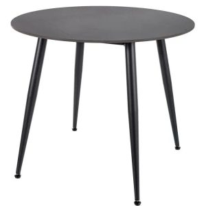 Stół okrągły RION 90 cm czarny marmur 841011 Stół okrągły RION 90 cm czarny marmur 841011