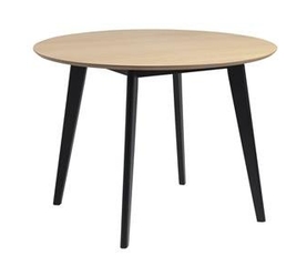 Stół okrągły Roxby 105 cm dąb naturalny 49472