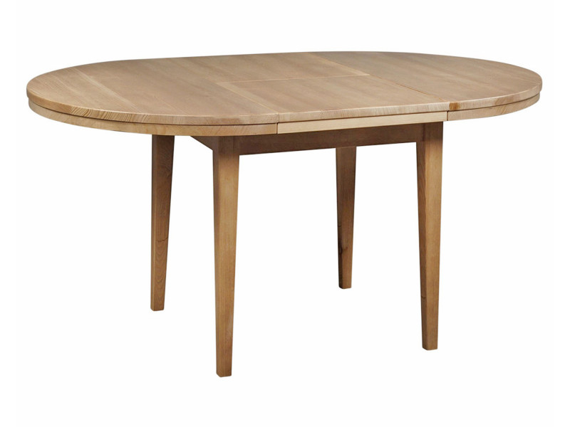 Stół okrągły rozkładany Bord 103–150 cm z litego drewna, kolor dębowy 878984