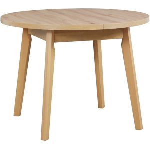 Stół okrągły rozkładany Losen 100-130×100 dąb artisan 1072220 Stół okrągły rozkładany Losen 100-130×100 dąb artisan 1072220