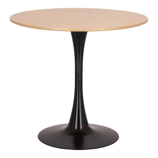 STÓŁ OKRĄGŁY Simplet Skinny dąb/czarny 80cm Z MDF W OKLEINIE 293915