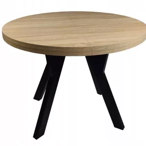 Stół okrągły solidny nierozkładany SONOMA Ø100 cm 566161