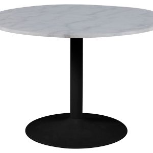 Stół okrągły Tarifa 110 cm marmur biały 49975 Stół okrągły Tarifa 110 cm marmur biały 49975