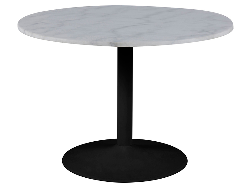 Stół okrągły Tarifa 110 cm marmur biały 49975