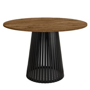 Stół okrągły VIV z lamelami do jadalni , salonu, blat 90 cm – dąb lefkas 736700 Stół okrągły VIV z lamelami do jadalni , salonu, blat 90 cm – dąb lefkas 736700