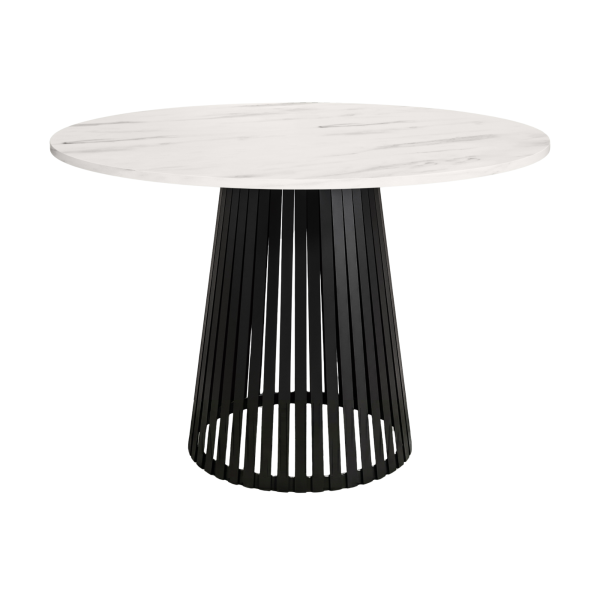 Stół okrągły VIVO 100 cm - Jasny Marmur 1041441