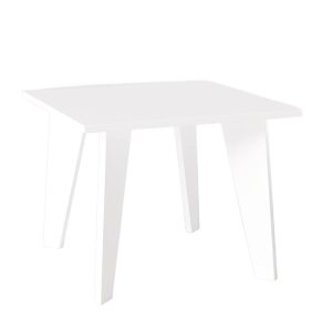 Stół OLEN 90 x 90 cm do kuchni, salonu, jadalni Biały 1062657 Stół OLEN 90 x 90 cm do kuchni, salonu, jadalni Biały 1062657