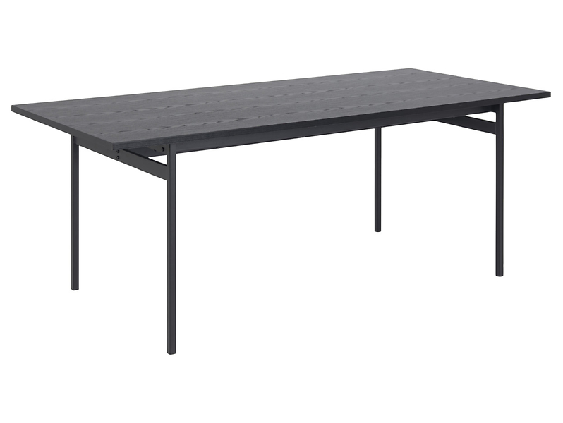Stół prostokątny Angus 200x90 czarny 49404