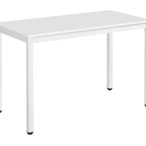 Stół prostokątny do kuchni i biura TESSA 120×60 biały metalowe nogi 865868 Stół prostokątny do kuchni i biura TESSA 120×60 biały metalowe nogi 865868