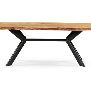 Stół prostokątny drewniany Timon III 200×90 akacja/czarny 1041879 Stół prostokątny drewniany Timon III 200×90 akacja/czarny 1041879