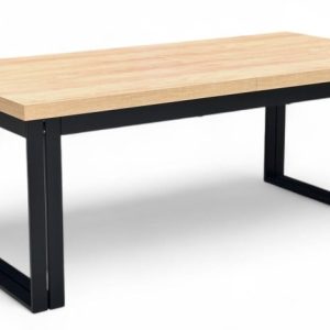 Stół prostokątny rozkładany 4 metry 100x200cm HIKORA nogi metalowe 730406 Stół prostokątny rozkładany 4 metry 100x200cm HIKORA nogi metalowe 730406
