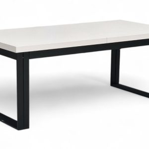 Stół prostokątny rozkładany 4 metry 100x200cm KASZMIR nogi metalowe 730412 Stół prostokątny rozkładany 4 metry 100x200cm KASZMIR nogi metalowe 730412