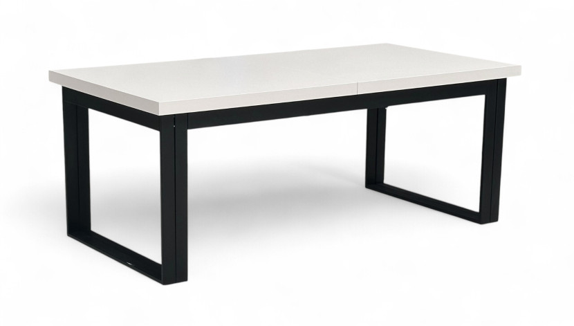 Stół prostokątny rozkładany 4 metry 100x200cm KASZMIR nogi metalowe 730412