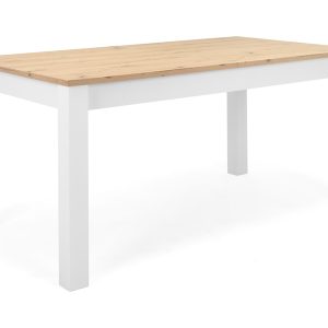 Stół prostokątny rozkładany Bergen 160/215×75 biały/dąb artisan 823213 Stół prostokątny rozkładany Bergen 160/215×75 biały/dąb artisan 823213