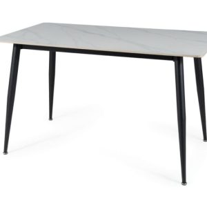 Stół RION 130×70 biały/czarny mat 840691 Stół RION 130×70 biały/czarny mat 840691