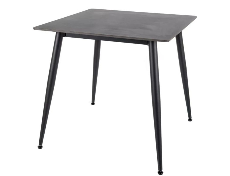 Stół RION 80x80 cm czarny marmur 840077