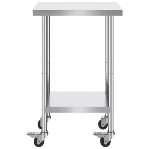 Stół Roboczy ze Stali Nierdzewnej 95x45x61cm 944480 Stół Roboczy ze Stali Nierdzewnej 95x45x61cm 944480