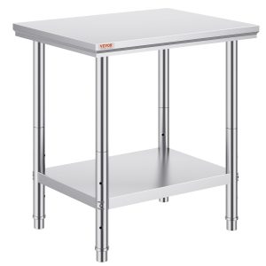 Stół Roboczy ze Stali Nierdzewnej – do Warsztatu i Gastronomii 60x76x80 cm 944468 Stół Roboczy ze Stali Nierdzewnej – do Warsztatu i Gastronomii 60x76x80 cm 944468