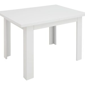 Stół rozkładany 110/155×75 cm biały alpejski 298685 Stół rozkładany 110/155×75 cm biały alpejski 298685