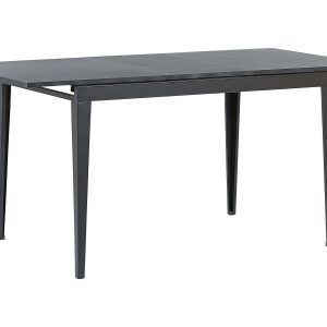 Stół rozkładany 120/160×80 cm czarny 716917 Stół rozkładany 120/160×80 cm czarny 716917