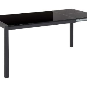 Stół rozkładany 120/160×80 cm czarny 281217 Stół rozkładany 120/160×80 cm czarny 281217