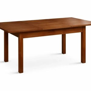 Stół rozkładany 120/168×75 cm drewniany, kolor kasztan 572044 Stół rozkładany 120/168×75 cm drewniany, kolor kasztan 572044